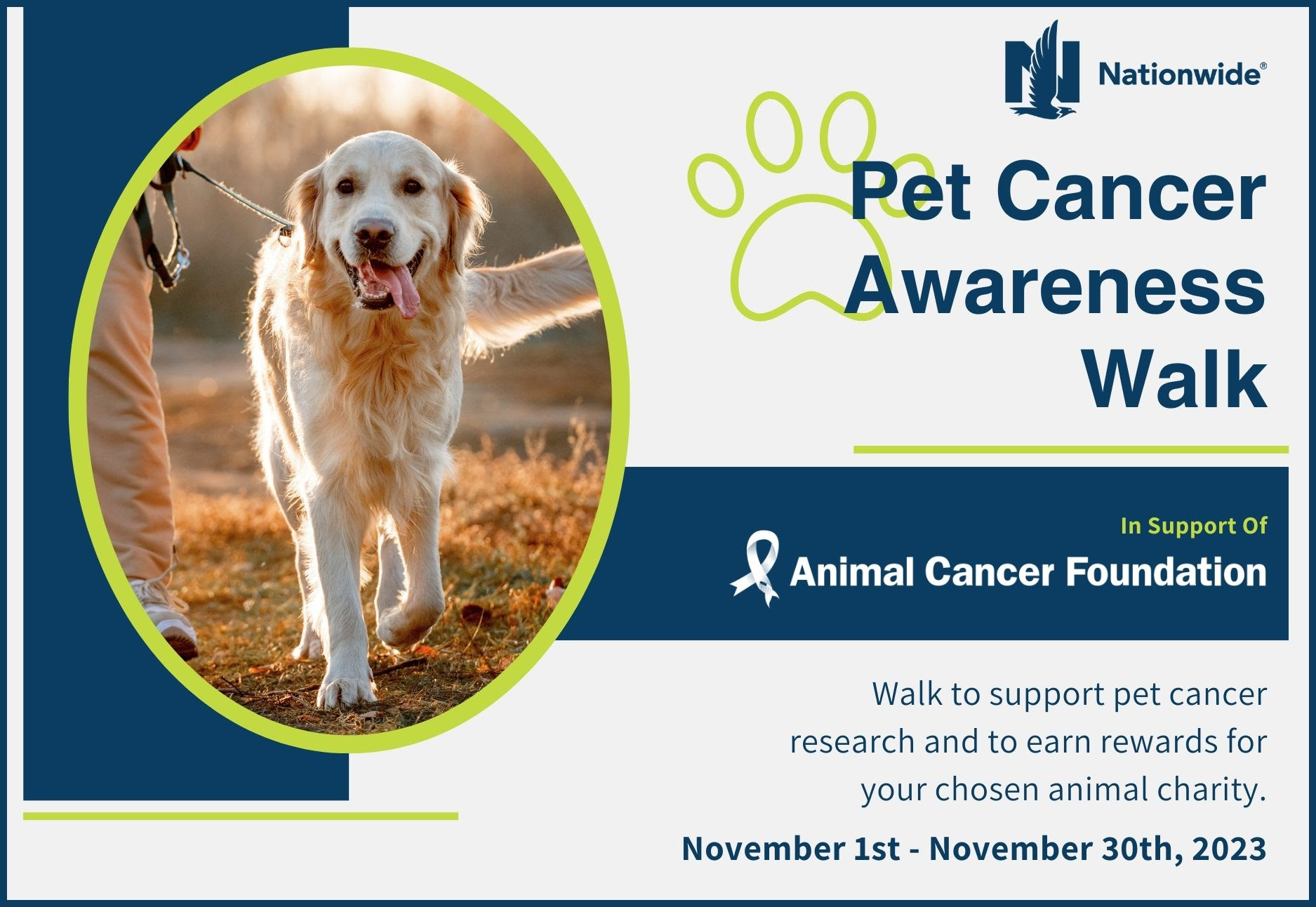 Woof Trax Pet Cancer Awareness Walk